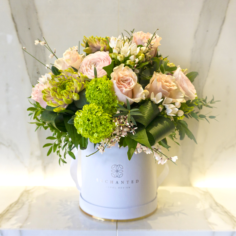 Annabelle - Hat Box - Enchanted Floral Design Annabelle - Hat Box - Enchanted Floral Design